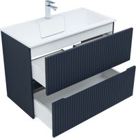 Тумба под раковину Aquanet Джейн 90 маренго 00313303 — фото 14, Тумбы под раковину