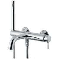 SIRIUS См-ль д/ванны внешний моноком., с ручным душем, хром 28177 — фото 1, Смеситель для ванны