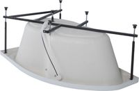 Акриловая ванна Aquanet Capri 170x110 L (с каркасом) 00205345 — фото 14, Акриловые ванны