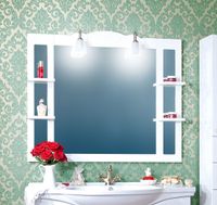 Комплект мебели для ванной Бриклаер , белый арт-АННА 120 — фото 5, Комплекты мебели для ванной