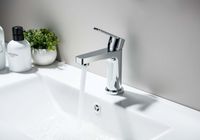 AQ1710CR ЛУГАНО смеситель для раковины 106 без донного клапана, хром — фото 4, Смесители для раковины