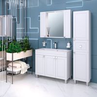 Товар: Шкаф-пенал напольный OSTIN 40 /правый/ AQUA DE MARCO 3040WCOST/R - фото 5 Шкаф-пенал напольный OSTIN 40 /правый/ AQUA DE MARCO 3040WCOST/R — фото 5, Шкафы для ванной