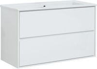 Тумба под раковину Aquanet Милан 105 белый глянец арт-00339970 — фото 12, Тумбы под раковину