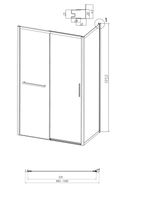 Боковая стенка Grossman Style 200.K33.05.100.10.02 (100х195) хром,стекло шиншилла, 1 место — фото 7, Боковые стенки