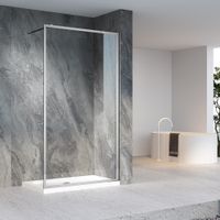 Душевая перегородка Veconi Korato KR-81, 700x2000, хром, стекло прозрачное KR81-70-01-C8 — фото 1, Душевые перегородки