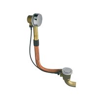 Слив-перелив для ванны полуавтомат Webert AC0033015, хром — фото 1, Сливы-переливы