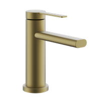 Смеситель для раковины BELZ , брашированное золото арт-B10813-5 — фото 1, Смесители для раковины