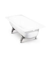 Товар: ANTIKA Ванна стальная 130x70x40 cм. с опорной подставкой, с рантом, белая орхидея, ВИЗ арт-A-30001 - фото 2 ANTIKA Ванна стальная 130x70x40 cм. с опорной подставкой, с рантом, белая орхидея, ВИЗ арт-A-30001 — фото 2, Стальные ванны