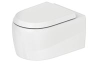 Унитаз, Duravit, Qatego, подвесной, шгв 380*570*360, цвет-альпийский белый арт-2556090000 — фото 1, Подвесные унитазы