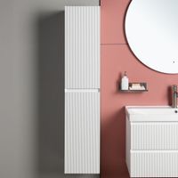 Шкаф-пенал Aquanet Альтера 34 белый матовый 00337158 — фото 1, Пеналы для ванной комнаты