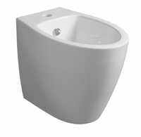 Биде SIMAS LFT Spazio Напольное приставное с одним отверстием цвет белый LFT21 — фото 1, Биде напольные