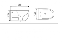 Унитаз подвесной CeramaLux 2196 -2 арт-2196-2 — фото 8, Подвесные унитазы