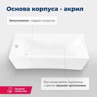 Акриловая ванна Aquanet Lotos 165x70 (с каркасом) 00330873 — фото 11, Акриловые ванны