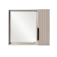 Зеркало со шкафом VIANT СИЦИЛИЯ 80 капучино арт-VSIC80CAP-ZSH — фото 2, Зеркальные шкафы в ванную