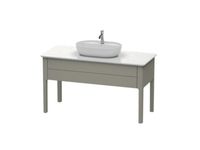 Тумба для консоли, Duravit, Luv, шгв 1338*570*743, цвет-каменно-серый шелковисто-матовый арт-LU956109292 — фото 1, Тумбы под раковину