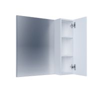 Шкаф-зеркало "НЕО-70 см" универсал. белый 207023 — фото 2, Зеркальные шкафы в ванную