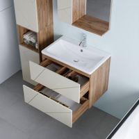 Товар: Тумба под раковину подвесная Бриклаер КРИСТАЛЛ латте, 70 см 4627125416934 - фото 8 Тумба под раковину подвесная Бриклаер КРИСТАЛЛ латте, 70 см 4627125416934 — фото 8, Тумбы с раковиной