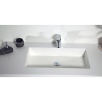 Раковина Castello Uno прямоугольная, белый матовый, MonteBianco арт-12113 — фото 3, Раковины накладные