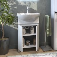 Товар: Тумба под раковину VIGO Wing 50 напольная белый (tn.WIN.BAL.50.2D белый) - фото 3 Тумба под раковину VIGO Wing 50 напольная белый (tn.WIN.BAL.50.2D белый) — фото 3, Тумбы под раковину