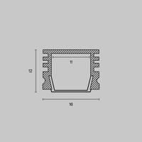 Товар: Профиль Led Strip ALM005S-2M - фото 2 Профиль Led Strip ALM005S-2M — фото 2, Комплектующие для освещения