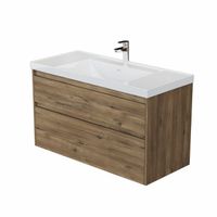 Тумба под раковину Aquanet Nova Lite 2.0 110 дуб рустикальный арт-00346321 — фото 2, Тумбы под раковину