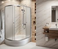 Ограждение VIVA90B N душевое Ceruttispa без поддона (90x90x195) — фото 211, Прямоугольные душевые уголки