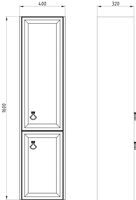 Товар: Комплект мебели для ванной Риола 80 (Слоновая Кость) 124111 - фото 21 Комплект мебели для ванной Риола 80 (Слоновая Кость) 124111 — фото 21, Комплекты мебели для ванной