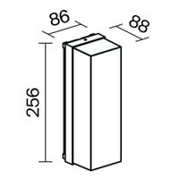 Товар: Настенный светильник (бра) Outdoor арт-O450WL-01GF - фото 2 Настенный светильник (бра) Outdoor арт-O450WL-01GF — фото 2, Уличное освещение