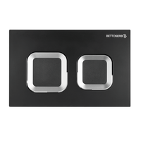 Клавиша смыва BETTOSERB черный матовый + хром глянец SMART арт-40006487 — фото 1, Кнопки смыва