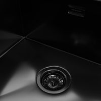 Кухонная мойка Reflexion Iseo оружейная сталь арт-RX2265BL — фото 10, Кухонные мойки