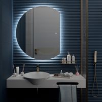 Зеркало с LED-подсветкой MOON (90*110) /AQUA DE MARCO Moon90/110 — фото 2, Зеркала в ванную комнату