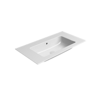 раковина подвесная/встраиваемая PURA 82x46 белый арт-8838111 — фото 2, Раковины подвесные