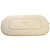 Товар: Коврик д/ванной комнаты овальный 60х100 см., вышивка логотип MIGLIORE, кремовый, окантовка золото арт-31941 - фото 6 Коврик д/ванной комнаты овальный 60х100 см., вышивка логотип MIGLIORE, кремовый, окантовка золото арт-31941 — фото 6, Коврики для ванной комнаты