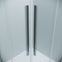 1/2 душевого ограждения Grossman Galaxy 1/2.K33.01.11.10.00 (110х195) хром,стекло прозрачное, 1 место — фото 9, Душевые кабины и ограждения