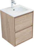 Товар: Тумба с раковиной Aquanet Милан 50 цв. дуб светлый 00340166 - фото 8 Тумба с раковиной Aquanet Милан 50 цв. дуб светлый 00340166 — фото 8, Тумбы с раковиной