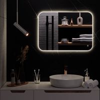 Зеркало с LED-подсветкой MILAN (50*70) /AQUA DE MARCO MIL50/70 — фото 6, Зеркала в ванную комнату