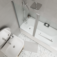 Ограждение VIVA90B N душевое Ceruttispa без поддона (90x90x195) — фото 25, Прямоугольные душевые уголки