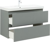 Товар: Тумба под раковину Aquanet Джейн (Flat) 100 мисти грин арт-00335436 - фото 9 Тумба под раковину Aquanet Джейн (Flat) 100 мисти грин арт-00335436 — фото 9, Тумбы под раковину