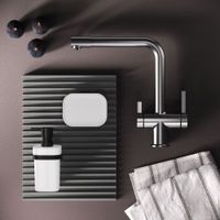 Товар: F8F05711 Func, смеситель для кухни с L-изливом с каналом для питьевой воды, сатин - фото 4 F8F05711 Func, смеситель для кухни с L-изливом с каналом для питьевой воды, сатин — фото 4, Смесители для кухни