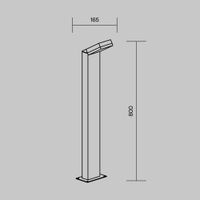 Ландшафтный светильник Outdoor O595FL-L12B3K — фото 12, Уличное освещение