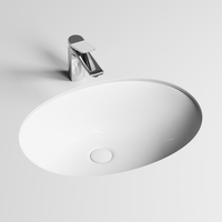 Раковина встраиваемая под столешницу CERAMICANOVA Element 520x380x150 мм, с крепежом и шаблоном для установки, арт. CN6076 — фото 1, Раковины встраиваемые снизу