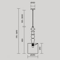 Подвесной светильник Maytoni MOD298PL-01W1 — фото 4, Подвесные светильники