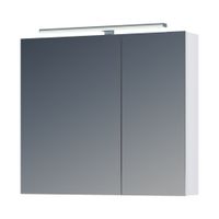 Зеркальный шкаф VIGO Plaza 80 подвесной белый арт-zsh.PLA.80.El — фото 6, Зеркальные шкафы в ванную