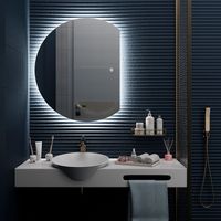 Зеркало с LED-подсветкой MOON (80*100) /AQUA DE MARCO Moon80/100 — фото 5, Зеркала в ванную комнату