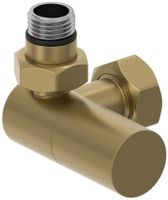 Вентиль Вентиль Сунержа 3D левый цилиндр (G 1/2" НР х G 3/4" НГ) Золотой шёлк арт-32-1402-1234 — фото 3, Комплектующие для полотенцесушителей