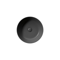раковина накладная KUBE X Ø40 коричневый матовый (942616) арт-942626 — фото 1, Раковины накладные