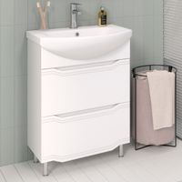 Тумба напольная VIKTORIA 60 /2ящ// AQUA DE MARCO 2060CVIC/EL/2Y — фото 1, Тумбы под раковину