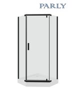 Ограждение VIVA90B N душевое Ceruttispa без поддона (90x90x195) — фото 382, Прямоугольные душевые уголки