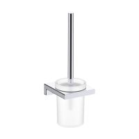 Tivoli Туалетный ершик настенный, матовое стекло, хром арт-AQM7313CR — фото 1, Ершики для унитаза