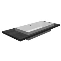 Раковина Scarabeo TEOREMA 2.0 полувстраиваемая с переливом без отверстий цвет белый арт-5132 — фото 1, Раковины встраиваемые сверху